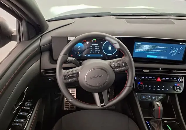 Angebotsdetails Hyundai TUCSON Hyundai Tucson N-Line 1.6 T-GDI MHEV 118 kW (160 PS) 7-Gang-DSG Ecotronic Gray Pearl