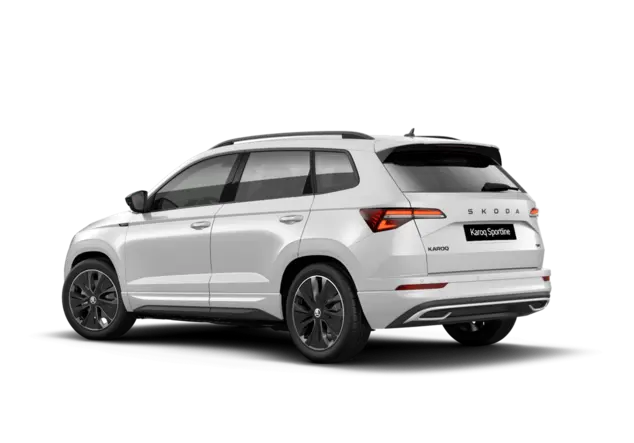 Angebotsdetails Skoda Karoq Sportline, 2.0 TSI, 140 kW, 7-Gang DSG, Moon-Weiß Perleffekt