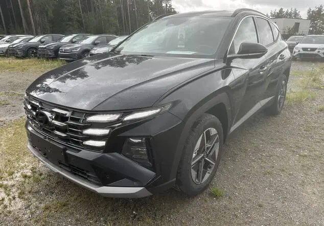 Angebotsdetails Hyundai TUCSON Hyundai Tucson GO! Plus 1.6 T-GDi HEV 6-Gang Automatikgetriebe 4WD Abyss Black