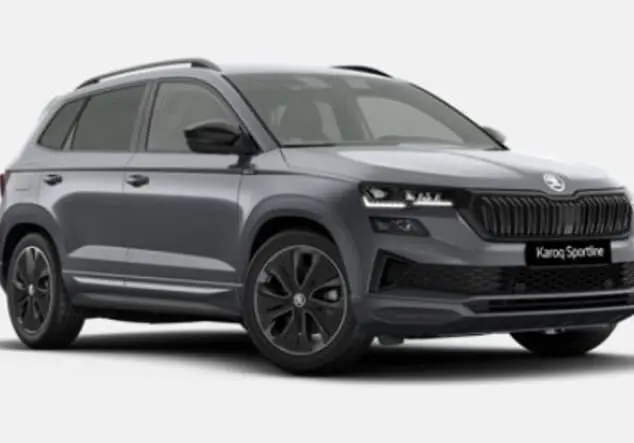 Angebotsdetails Skoda Karoq Skoda Karoq Sportline 2.0 TSI 7-Gang-DSG 140.00 kW (190 PS) Graphite-Grau Metallic