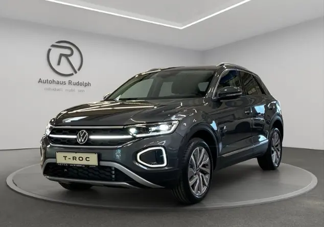 Angebotsdetails Volkswagen T-Roc Style 1.5 TSI STANDHEIZUNG Grau (Indiumgrau Metallic)