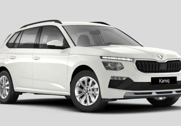 Angebotsdetails Skoda Kamiq Skoda Kamiq Selection 1.0 TSI 85 kW (116 PS) 7-Gang-DSG Moon-Weiß Perleffekt