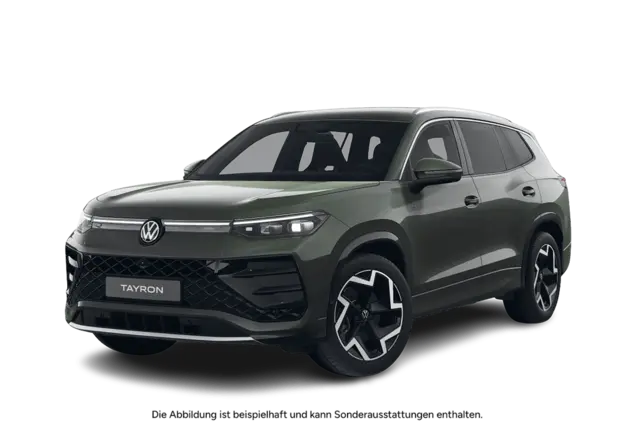 Angebotsdetails Volkswagen Tayron Volkswagen Tayron R-Line 2.0 TDI 142 kW (193 PS) 7-Gang-DSG 4MOTION Cipressino-Grün Metallic