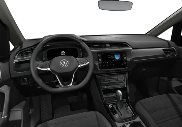 Angebotsdetails Volkswagen Touran MOVE 1,5 l TSI OPF 110 kW (150 PS) 7-Gang-Doppelkupplungsgetriebe DSG, Deep Black Perleffekt