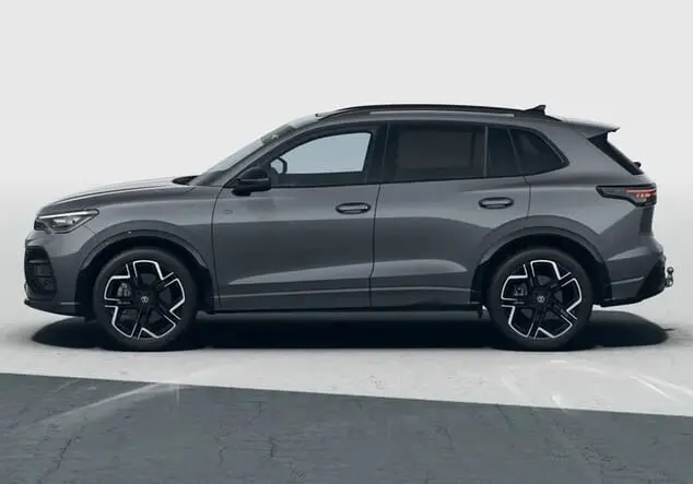 Angebotsdetails Volkswagen Tiguan Volkswagen Tiguan R-Line 2.0 TSI 195 kW (265 PS) 7-Gang-DSG 4MOTION Delfingrau Metallic