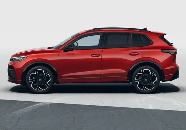 Angebotsdetails Volkswagen Tiguan Volskwagen Tiguan R-Line 1.5 TSI 110 kW (150 PS) 7-Gang-DSG Persimmon Red Metallic