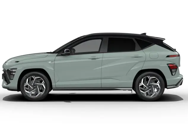Angebotsdetails Hyundai KONA Hyundai N-Line 1.6 T-GDI 101 kW (138 PS) 7-Gang DCT Frontantrieb Mirage Green