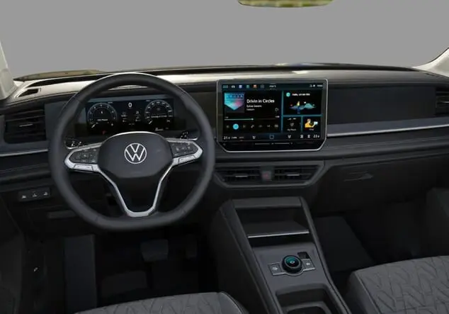 Angebotsdetails Volkswagen Tayron Volkswagen Tayron Life 1.5 TSI 110 kW (150 PS) 7-Gang-DSG Cipressino-Grün Metallic