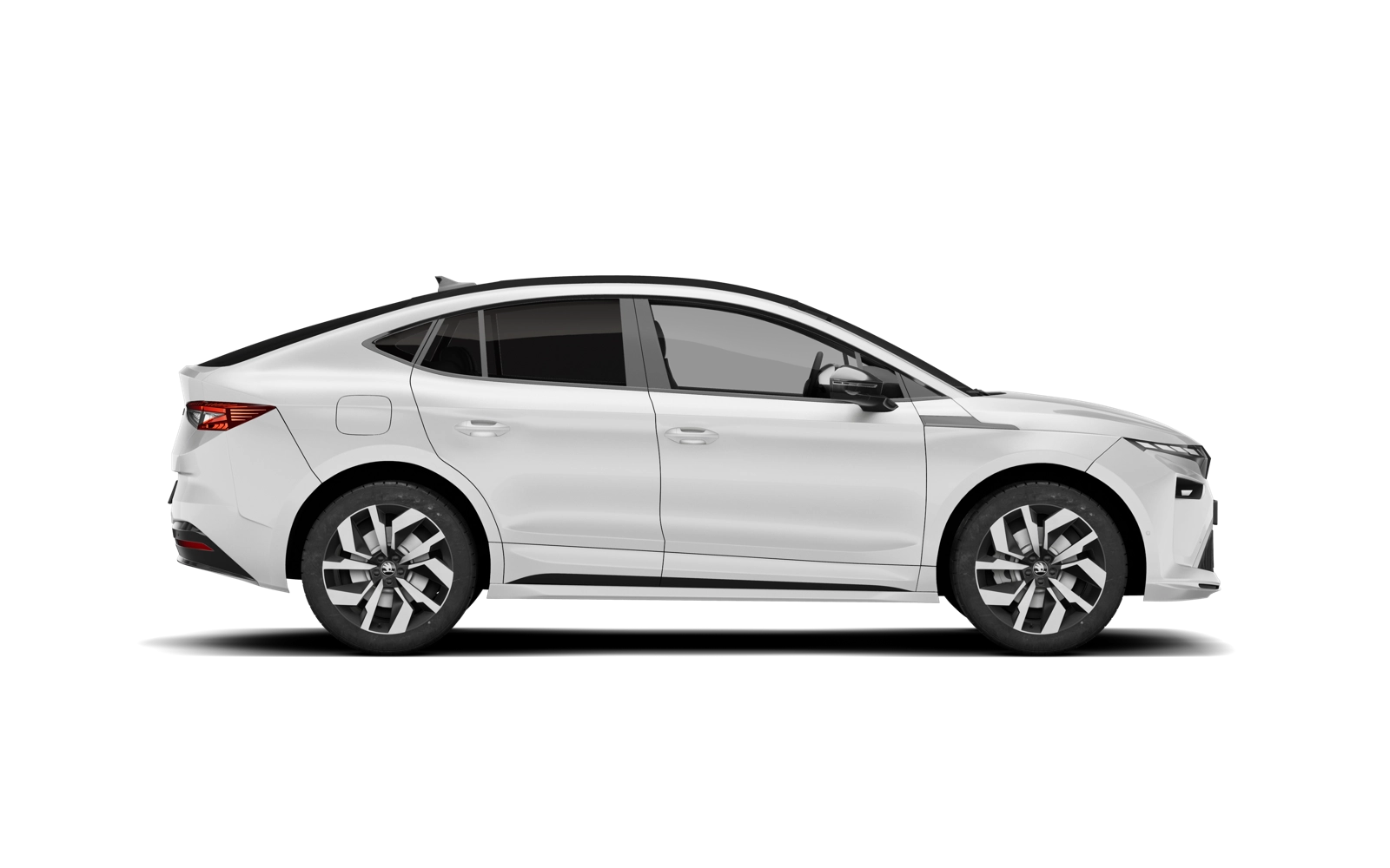 Angebotsdetails Skoda Enyaq Coupé Sportline 85 Moon-Weiß Perleffekt